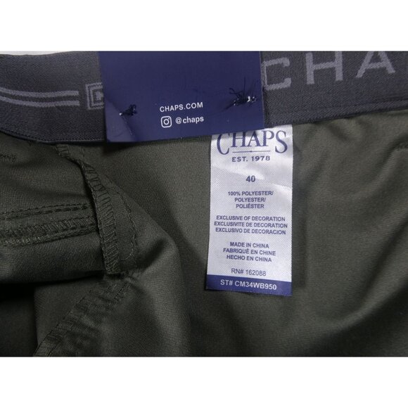 Chaps Men's‎ Slim Fit Everyday Performance Pants Size 40x30 - Picture 3 of 5